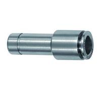 Raccord droit avec raccord fileté 10 mm réduit pour tuyau extérieur Ø 8 mm, pression de travail max. 20 bar, acier inoxydable 1.4404.