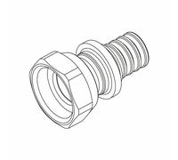 Raccord droit E.P. SDR 11 LX REHAU 20-1/2' F - 11690951001