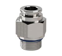 RIEGLER Riegler Raccord droit à visser G 3/8 ext., Ø ext. tuyau 12, ES 1.4404 Quantité:1