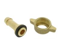 Raccord droit pour tuyau Ø: 8mm avec écrou fileté G1/2""