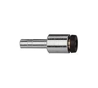 Raccord droit, raccord à embout, diamètre 14 mm, « click-clock » pour tuyau extérieur Ø 10 mm, diamètre de travail max. 16 bar, laiton vern.