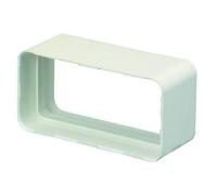 raccord droit rectangulaire - 55 x 110 mm - atlantic 460001
