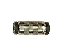 Raccord droit réduit « click-clock » M17 x 1,0 pour Schl.-Diamètre extérieur 8/10 mm, pression de travail max. 16 bar, laiton nickelé