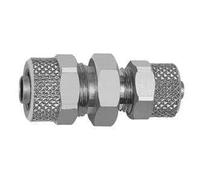 Raccord droit réduit pour tuyau 8/6-6/4 mm SW 14 Pression de travail max. 18 bars, laiton nickelé.