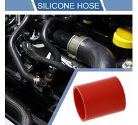 Raccord Droit Silicone Pour Tuyau 57Mm/2,24" Diamètre Intérieur 76Mm/2,99" Longueur 0 Degré Refroidisement 3 Plis 4Mm épaisseur Admission Air/Turbo/Tube Intercooler Rouge 1 Pièce