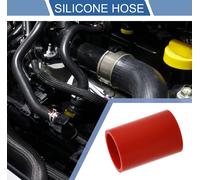Raccord Droit Silicone Tuyau 45Mm/1,77" Id 2,99" Longueur 0 Degré Universel Tuyau Silicone Refroidisement 3 Plis 4Mm épaisseur Tuyau Air Admission/Turbo/Intercooler Rouge 1 Pièce