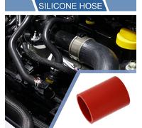 Raccord Droit Silicone Tuyau 51Mm/2.01" Diamètre Intérieur 76Mm/2.99" Longueur 0 Degré Tuyau Refroidisement 3 Plis 4Mm épaisseur Tuyau Air Admission/Turbo/Intercooler Rouge 1 Pc