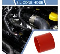 Raccord Droit Silicone Tuyau 76Mm Diamètre Intérieur 76Mm Longueur 0 Degré Tuyau Voiture Liquide Refroidisement 3 Plis 4Mm épaisseur Air Admission/Turbo/Intercooler Rouge 1 Pièce