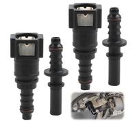 Raccord Durite Essence,Raccord Rapide Gasoil Peugeot,Durite Carburant Voiture,Carburant Tuyau Rapide Libération Connecteur de Tuyaux,7.89mm à 8mm Raccord Hose Essence,Hose ID Connector Pipe Fitting
