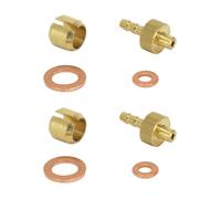 Raccord durite frein elvedes olive, insert - pin et joint compatible hope (paire