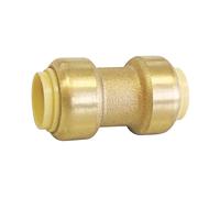 SOMATHERM FOR YOU, Manchon laiton à clipser pour tubes cuivre, PER ou multicouche Ø16 mm, montage rapide et facile, raccord auto-étanche, démontable, durable, pression max 4 bars