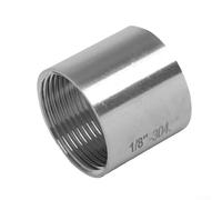 Raccord en acier inoxydable 304 pour raccordement de tuyaux dans les installations d'alimentation en eau, distribution de gaz et CVC (1/8)
