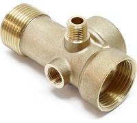 Raccord en laiton 5 voies DN25 1" DN13 1/4"Réservoir à vessie réservoirs sous pression