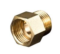 Raccord en laiton F/M M10 M12 M14 M16 M18 M20 M22, filetage femelle vers mâle, connecteurs de tuyaux en laiton, adaptateur de coupleur en cuivre, joint fileté, 1 pièce(M14X1.5-M10X1)