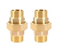 Raccord en laiton haute résistance conçu pour une utilisation répétée pour les réparations et installations de plomberie impliquant des conduites d'eau ou de gaz (6 points)