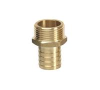 - Raccord en laiton mâle cannelé droit 25 mm