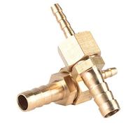 Raccord en Laiton Raccord Rapide de Coupleur Fileté de Barb Tuyau de Libération Rapide 2pcs 4-10mm pour Adaptateurs de Tuyau de Bassin de Piscine