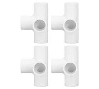 Raccord en Pvc à 4 Voies, 10 Pièces, Joint de Connecteur de Tente de 25Mm, Sortie Stéréo, Raccords Coudés de Tuyau à Quatre Voies (WHITE)