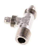Raccord en T à angle droit 8x6 & R1/4'' en acier inoxydable 1.4305 avec filetage mâle