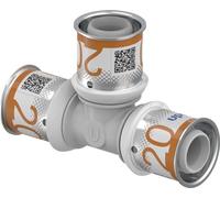Raccord en T à sertir S-Press PLUS Uponor 1039945 20 x 20 x 20 mm, PPSU