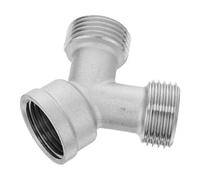 Raccord en T en Cuivre 3 Voies 3/4 Pouce pour Lave-vaisselle | Type Y Monobloc Forgé, Résiste aux Cycles Chaud et Froid, pour Tuyau D'arrosage et Arrivée D'eau