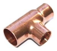 Raccord en T en cuivre - VIEGA - Modèle 95130 I/I - 22 x 18 x 18 mm - Lot de 10