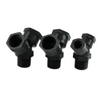 Raccord en T en Y 1/2" 1/4" mâle/femelle 20 mm en PVC-U for aquarium, arrosage de jardin.(1I2-20mm-20mm)