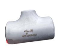 Raccord en T Industriel de réduction à souder en Acier Inoxydable 316L, 2 raccords en T de réduction d'emboutissage sans Soudure G4-G5(G4*G2)