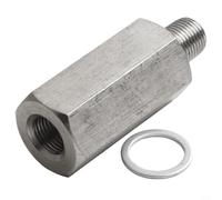 Raccord en T pour capteur de pression d'huile - Entrée mâle BSPT de 0,3 cm - Sortie femelle BSPT de 0,3 cm - Robinet central NPT pour ligne d'alimentation en huile turbo et gaz de rechange