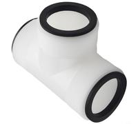 Raccord en T pour tuyau de pompe de piscine, pour Intex, raccord divisé à 3 voies avec joints en L, matériau PP, pour systèmes de filtration de piscine et tuyaux de vidange