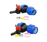 Raccord en T réducteur for tuyau d'arrosage DN20/25 16 mm (25 mm - 32 mm vers 1/2 pouce)(32MM x 1I2)