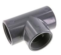 Raccord en T Rp2 1/2'' Pvc-u EN 1452-3 16bar (224.8psi)
