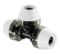 Raccord en T Uponor RTM 1048552 25 mm, composite PPSU