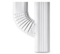 Raccord en Y pour goutti re de descente VYH 2x3, vertical, blanc brillant