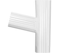 Raccord en Y pour goutti re VYH 2x3 standard gauche blanc brillant