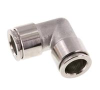 Raccord enfichable coudé 90deg 12mm Acier inoxydable FKM