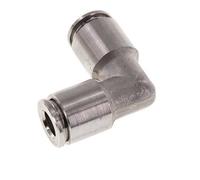 Raccord enfichable coudé 90deg 6mm Acier inoxydable FKM
