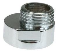 Raccord excentré 5mm M20x27 F20x27 chromé - GARIS- D44504C Chrome G