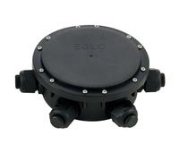 Raccord extérieur COBOX IP68 en matière synthétique noir D155mm