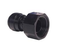 Raccord femelle 15 x 21 ( 1/2' ) - John Guest - CM321014E - Acétal noir - Pour tuyau 10 mm