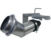 Raccord femelle épandeur de lisier, DN 150 mm 6" Diffuseur Exakt galvanisé - système italien