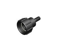 Raccord femelle S60x6 - male cannelé droit 19mm