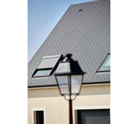 Raccord fenêtre de toit simple sur ardoises Velux EDN MK06 gris
