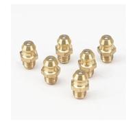 Raccord fileté conique droit en laiton, filetage mâle métrique M6 x 1 mm, 10 pièces