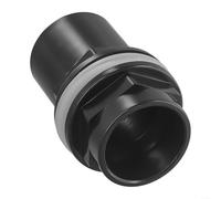 Raccord fileté en PVC pour cloison d'aquarium avec joint pour filtre de bassin à poissons koï, raccord d'entrée de sortie à travers le système de tuyauterie mural (40 mm)