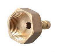 Raccord fileté femelle BSP en laiton avec extrémité de connexion de tuyau cannelé pour installations de tuyaux de 1,9 cm et plusieurs diamètres de tubes (8 mm)