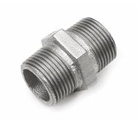 Raccord Fileté Fonte Malléable Galvanisée - Mamelon Mâle-Mâle - Raccordement Direct Haute Durabilité
