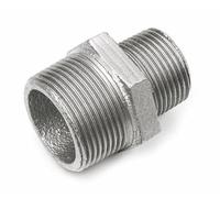 Raccord Fileté Fonte Malléable Galvanisée - Raccord Droit Réduit Mâle-Mâle - Adaptateur Fileté Différents Diamètres