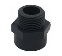 Raccord fileté mâle en PVC 20, 25, 32, 40 mm, embout à vis pour piscine, raccord de joint en PVC, manchon fileté en PVC (diamètre intérieur 25 mm - filetage 3/4)