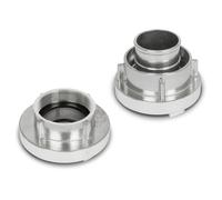 Raccord fixe et raccord d'aspiration EBERTH 2" en kit, raccord de tuyau Storz C 2 pouces, diamètre du filet intérieur 59mm, diamètre extérieur de la douille du tuyau 52mm